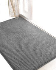 Nikcorp Otirač za vrata 80x120 cm, super upijajući i protuklizni, periv u perilici, za ulaz, hodnik i kuhinju, sivi