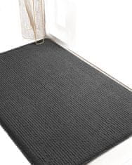 Nikcorp Otirač za vrata 80x120 cm, protuklizni i upijajući, periv u perilici, za ulaz, hodnik i kuhinju, tamno sivi