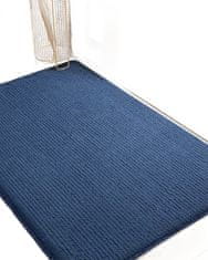 Nikcorp Otirač za vrata protuklizni i upijajući, periv u perilici, za ulaz, hodnik i kuhinju, tamnoplavi, 80x120 cm