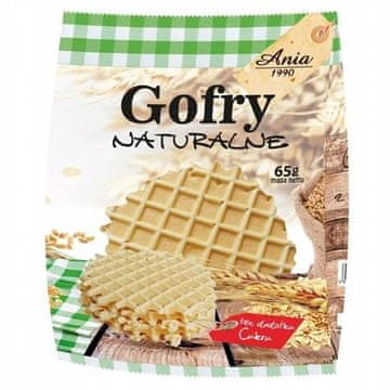 Prirodni vafli, bez dodanog šećera , 65 g