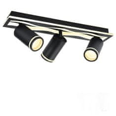 Nikcorp LED stropna reflektorska svjetiljka GU10 7W+6W, rotirajuća 350°, podesiva, za dnevni boravak, kuhinju, spavaću sobu, topla bijela 3000K