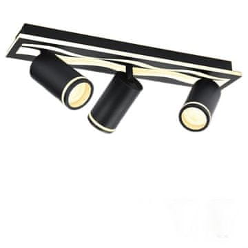 Nikcorp LED stropna reflektorska svjetiljka GU10 7W+6W, rotirajuća 350°, podesiva, za dnevni boravak, kuhinju, spavaću sobu, topla bijela 3000K