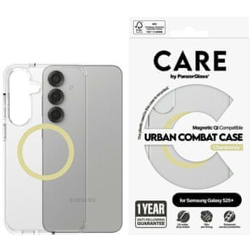 PanzerGlass Prozirna Qi maskica za Samsung Galaxy S25 Plus
