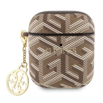 Guess Navlaka Guess GCube Charm za AirPods 1/2 - smeđa