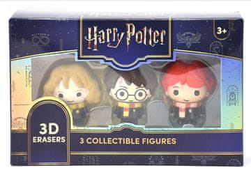 Dracco Harry Potter Ron Hermione 3D gumica za brisanje, 3 komada