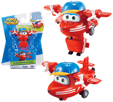 Bullyland Super Wings robotski transformatori Flip avion 5 cm