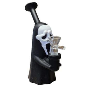 Silikonski bong Scream Black 16,5 cm