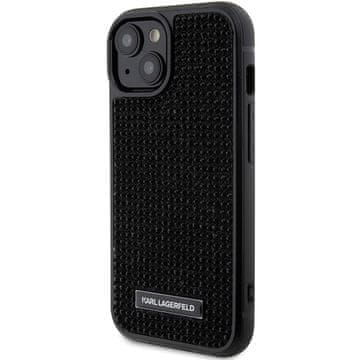 Karl Lagerfeld Karl Lagerfeld Tvrda Futrola Za Iphone 15 14 13 6.1 S Metalnim Logom S Štamunjićima