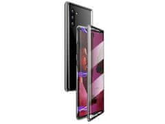 D&R Dr.Fit dvostrana magnetska staklena maskica za Galaxy Note 10 srebrne boje