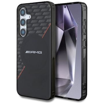 MERCEDES Dvoslojna futrola za Samsung Galaxy S25 Plus AMG MagSafe, crna