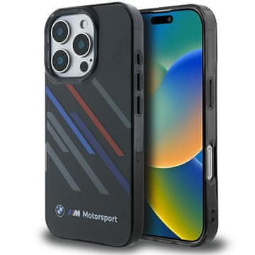 Bmw Tvrda futrola za iPhone 16 Pro Max Motosport, crna