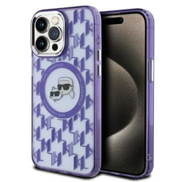 Karl Lagerfeld MagSafe ljubičasta maskica za iPhone 15 Pro Max