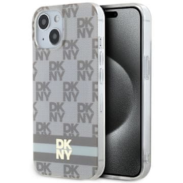 DKNY MagSafe maskica za iPhone 15 Plus bež