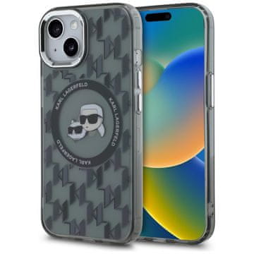 Karl Lagerfeld MagSafe crna maskica za iPhone 15 Plus