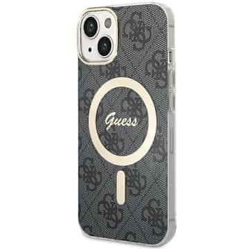 Guess Navlaka za iPhone 15 Plus / 14 Plus Guess 4G MagSafe - crna