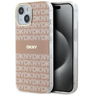 DKNY iPhone 14 tvrda maska MagSafe ružičasta