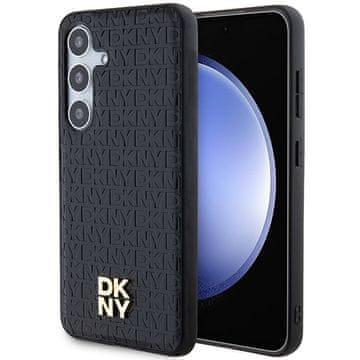 DKNY Kožna maskica za Samsung Galaxy S24 MagSafe, crna
