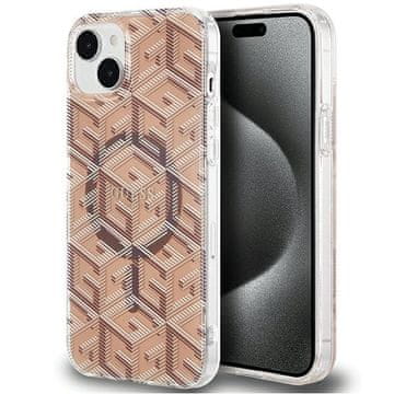Guess Hardcase MagSafe maskica za iPhone 15, smeđa