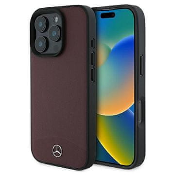 MERCEDES Kožna tvrda futrola MagSafe za iPhone 16 Pro Max , crvena