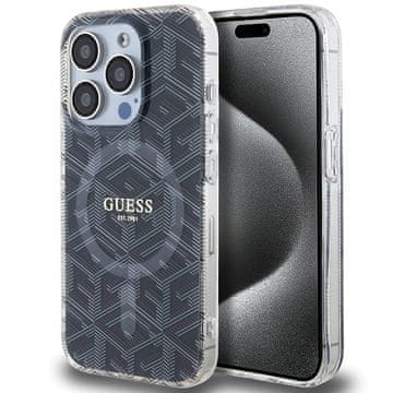 Guess MagSafe maskica za iPhone 15 Pro, crna