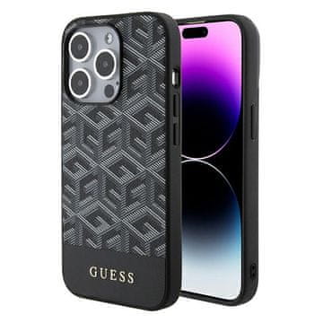 Guess Futrola za iPhone 15 Pro Max Hardcase GCube Stripes MagSafe crna