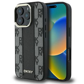 DKNY iPhone 16 Pro Max tvrda karirana MagSafe maska crna