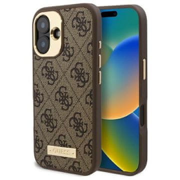Guess Hardcase 4G MagSafe maskica s logom za iPhone 16 Plus