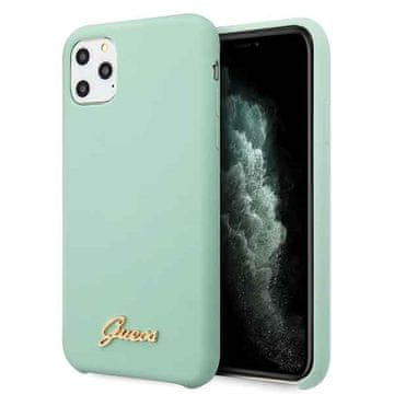 Guess Guess Silicone Vintage Gold Logo futrola za iPhone 11 Pro - zelena