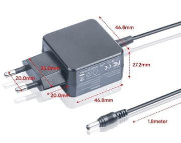 CoreParts Adapter za napajanje 10W 5V 2A Utikač:5.5*2.5 EU zidni