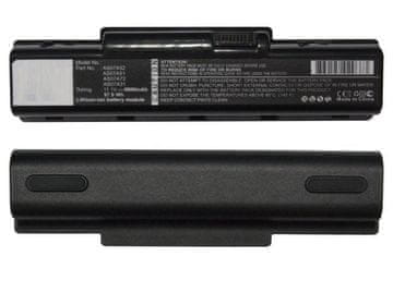 CoreParts Baterija za laptop Acer 97.68Wh Li-ion 11.1V 8800mAh Crna