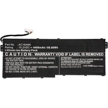 CoreParts Baterija za laptop za Acer 66.88Wh Li-ion 15.2V 4400mAh Crna