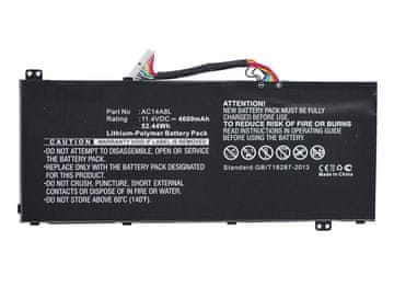 CoreParts Baterija za laptop Acer 52.44Wh Li-Pol 11.4V 4600mAh crna