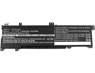 CoreParts Baterija za laptop za Asus 38.76Wh Li-Pol 11.4V 3400mAh crna