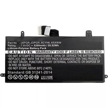 CoreParts Baterija za laptop Dell 32.00Wh Li-Pol 7.6V 4200mAh, crna