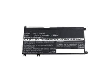 CoreParts Baterija za laptop Dell 54.72Wh Li-ion 15.2V 3600mAh crna