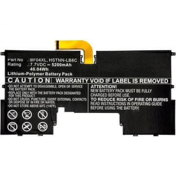 CoreParts Baterija za laptop HP 40.04Wh Li-Pol 7.7V 5200mAh Crna