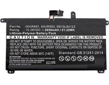 CoreParts Baterija za laptop Lenovo 30.40Wh Li-Pol 15.2V 2000mAh crna
