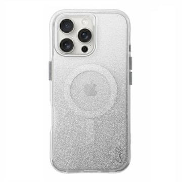 UNIQ Lumino magnetska futrola za punjenje za iPhone 16 Pro Max, srebrna