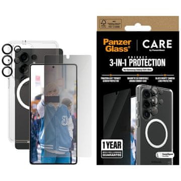 PanzerGlass Futrola + staklo za Samsung Galaxy S25 Ultra zaštitno staklo