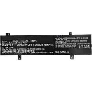 CoreParts Baterija za laptop za Asus 41.04Wh Li-Pol 11.4V 3600mAh