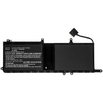 CoreParts Baterija za laptop Dell 64.60Wh Li-Pol 15.2V 4250mAh Crna