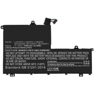CoreParts Baterija za laptop za Lenovo 53.71Wh Li-Pol 11.55V 4650mAh crna