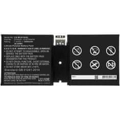 CoreParts Baterija 26.60Wh Li-Pol 7.6V 3500mAh crna za Microsoft tablet