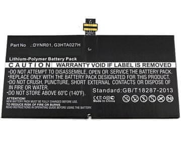 CoreParts Baterija za prijenosnik 37.24Wh Li-Pol 7.6V 4900mAh crna za Microsoft