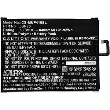 CoreParts Baterija 31.92Wh Li-Pol 3.8V 8400mAh crna za Xiaomi Tablet