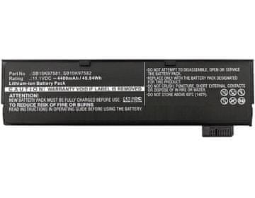 CoreParts Baterija za laptop za Lenovo 49Wh Li-Pol 11.1V 4.4Ah, (Lenovo 61+ verzija), za Th