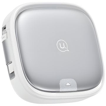 USAMS 60W 3-u-1 MicroUSB/USB-C/Lightning kabel srebrne boje