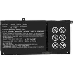 CoreParts Baterija za laptop za Dell 38.81Wh Li-Polymer 11.25V 3450mAh