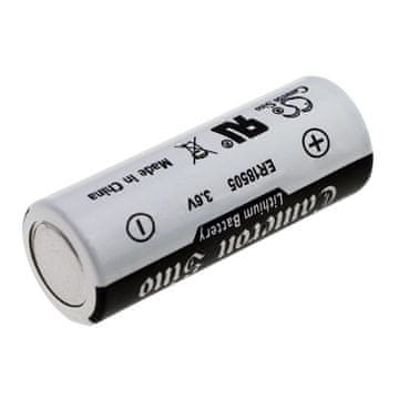 CoreParts Baterija za ER18505 14.40Wh Li-SOCl2 3.6V 4000mAh Crna