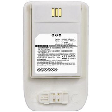 CoreParts Baterija 2.96Wh Li-ion 3.7V 800mAh bijela za Mitel, Ascom bežični telefon
